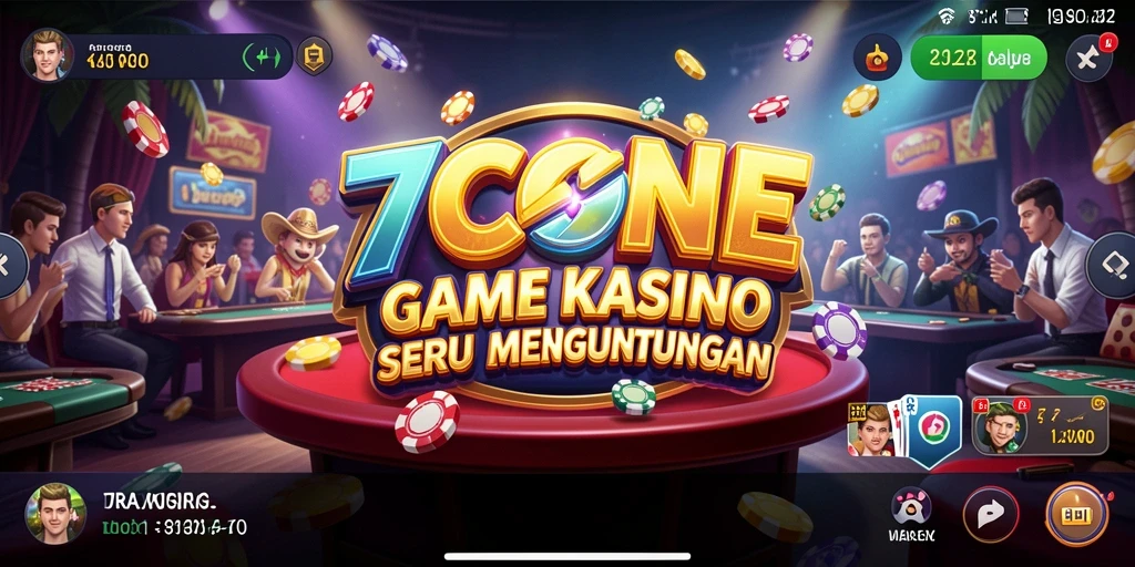 Tangkapan layar gameplay menarik dari 7CONE dengan grafis menawan.
