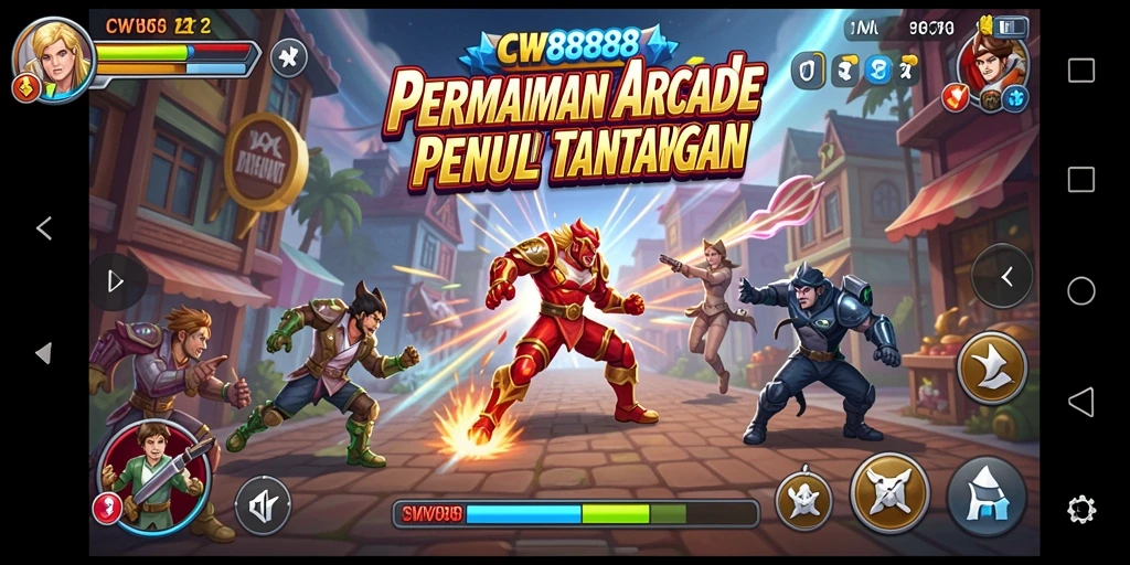 Tampilan menarik dari gameplay CW8888 dengan tantangan seru.