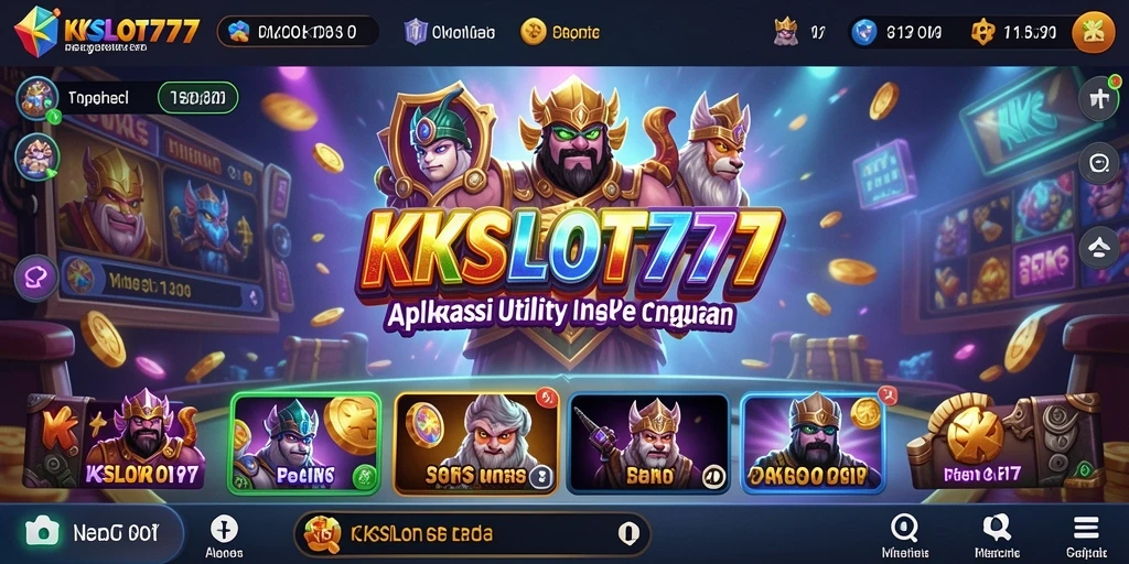 Screenshot aplikasi KKSLOT777 yang menunjukkan antarmuka yang ramah pengguna.