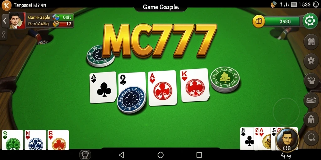 Tampilan gameplay MC777 yang seru dan interaktif di Gaple.