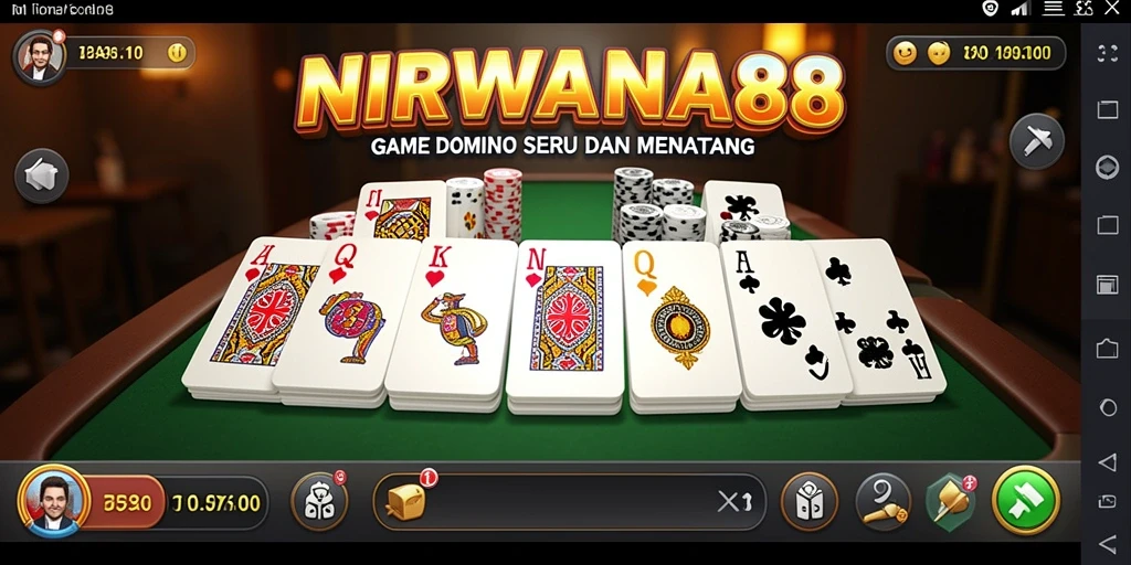 Tampilan gameplay NIRWANA88 yang seru dan kompetitif.