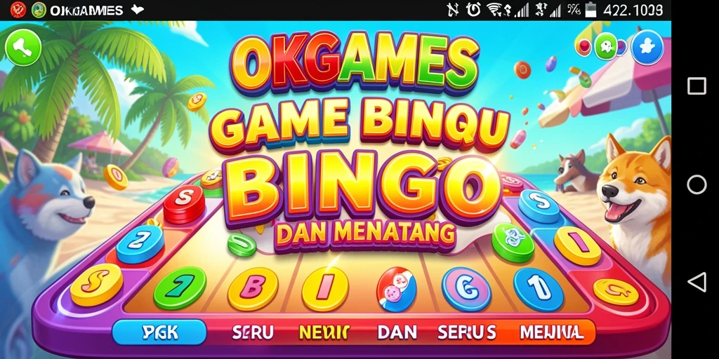 Tampilan gameplay seru dari OKGAMES yang penuh warna dan interaksi.