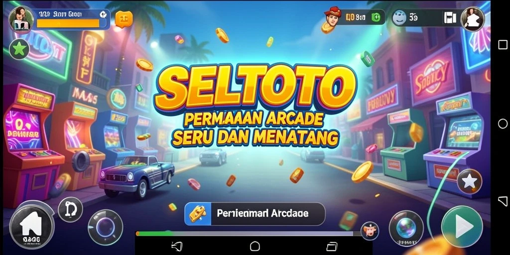 Tampilan gameplay menegangkan dari SELTOTO yang penuh warna.