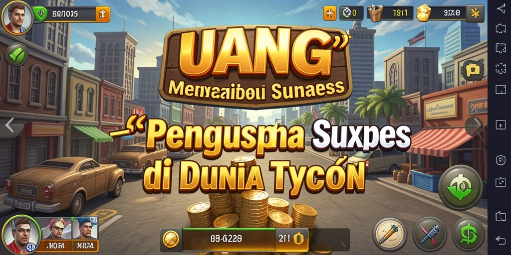 Tampilan gameplay yang menarik dari UANG - pengalaman Tycoon yang seru.