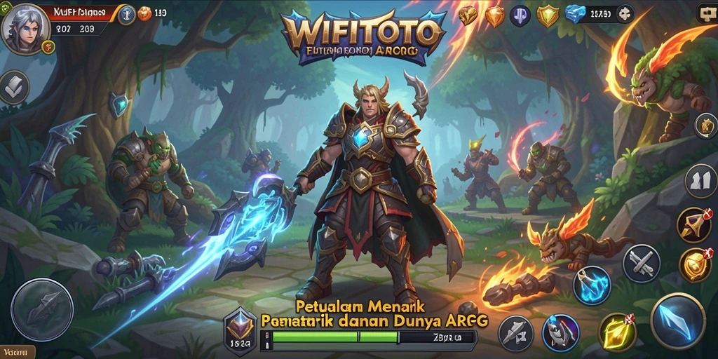 Tangkapan layar utama gameplay WIFITOTO menampilkan pertarungan mendebarkan yang penuh aksi.